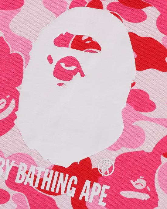 BAPE Pink Pullover Hoodie for Women 0ZXSWM009141 PPKX