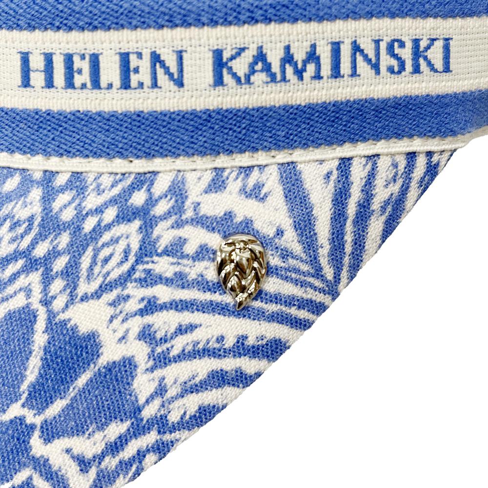 HELEN KAMINSKI Raffia Brooke Visor Hat Lapis Blue HAT52399 BROOKE LAPIS