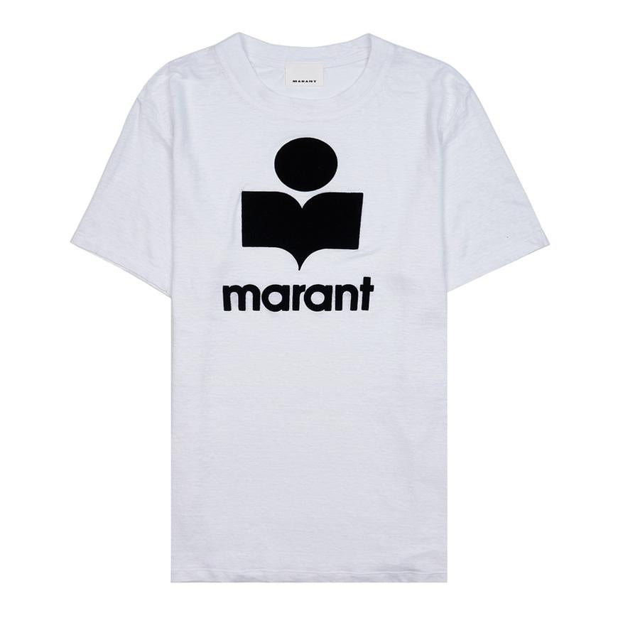 Isabel Marant Karmann Short Sleeve T-Shirt White Men's Cotton