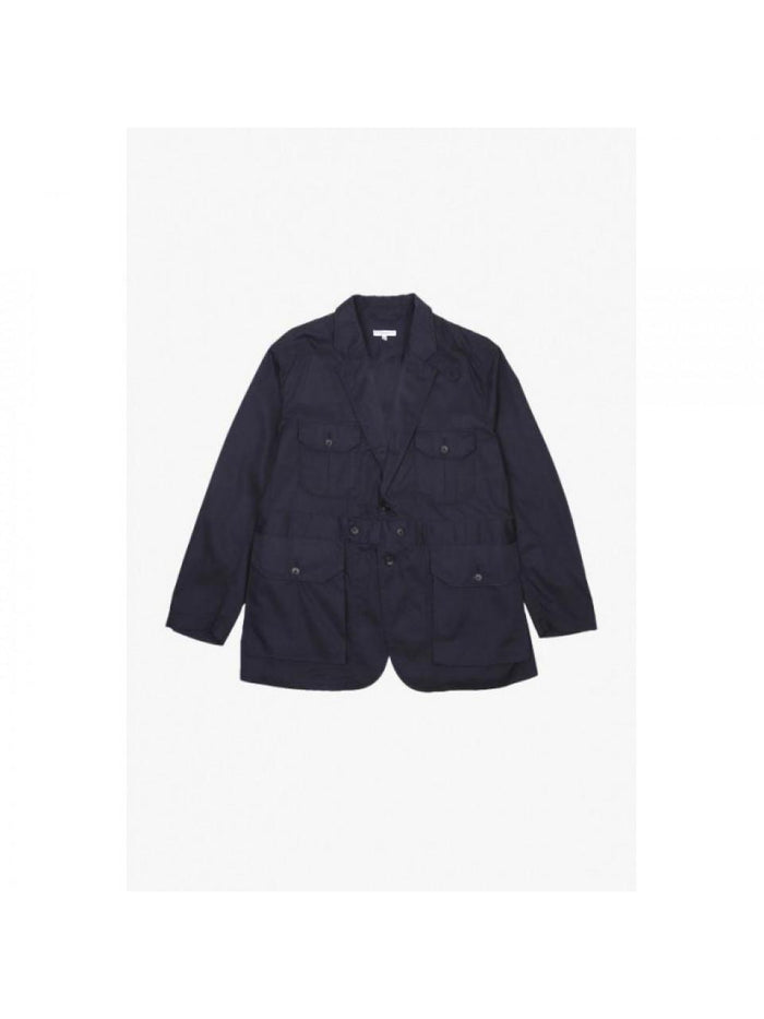 Engineered Garments Dark Navy High Count Twill Folk Jacket 25S1D036 QT127 PB002