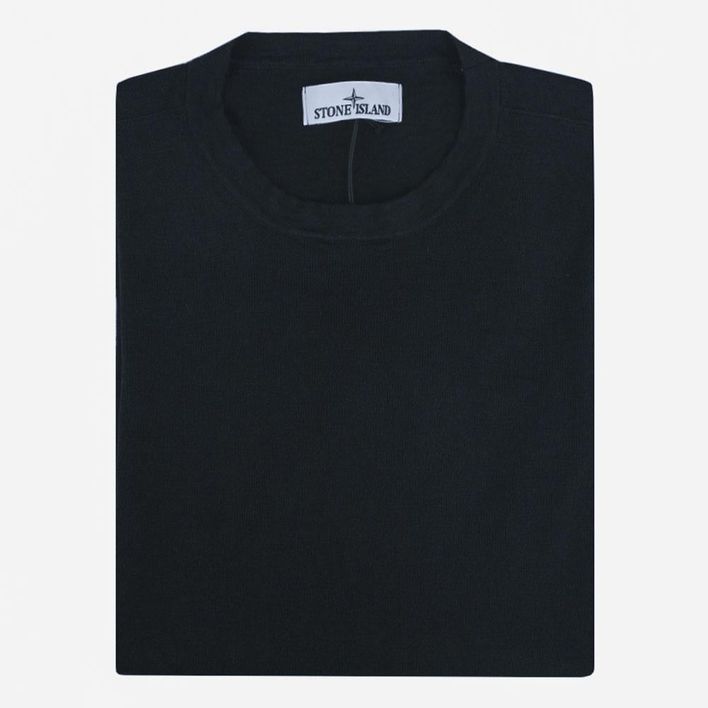 STONE ISLAND Lightweight Wool Patch Crewneck Knit Sweater