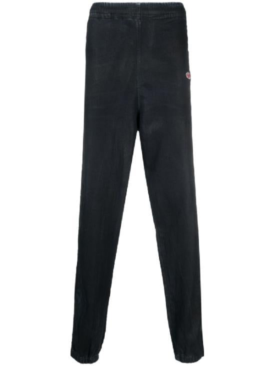 DIESEL Straight-Leg Classic Pants for Men A0393209H05900 BLACK DOM
