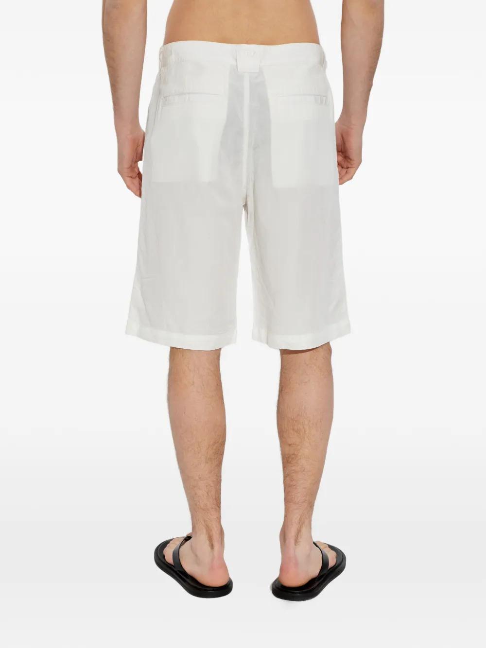 DIESEL Black Cotton Denim Short Shorts for Men