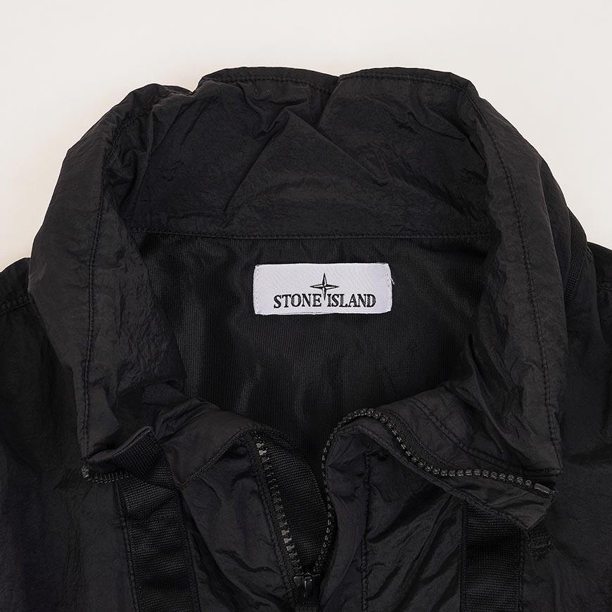 STONE ISLAND Men’s Windproof Stand Collar Jacket Black