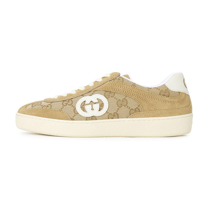 GUCCI G75 Women’s Leather Low-Top Sneakers 849465 AAEKX 9574