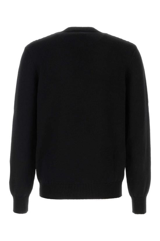 FENDI Black Wool Round Neck Sweater for Men FZX091 AW09F1
