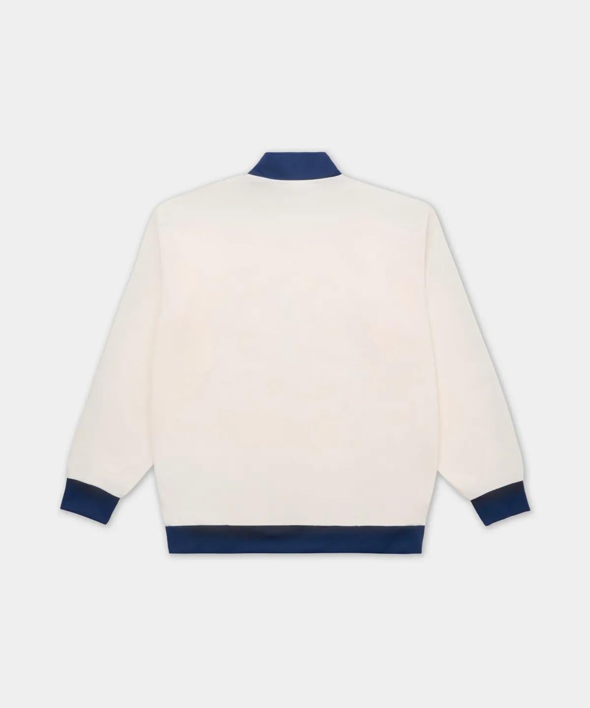 Adidas Originals Beckenbauer Track Top Cream White Blue Unisex KC3335