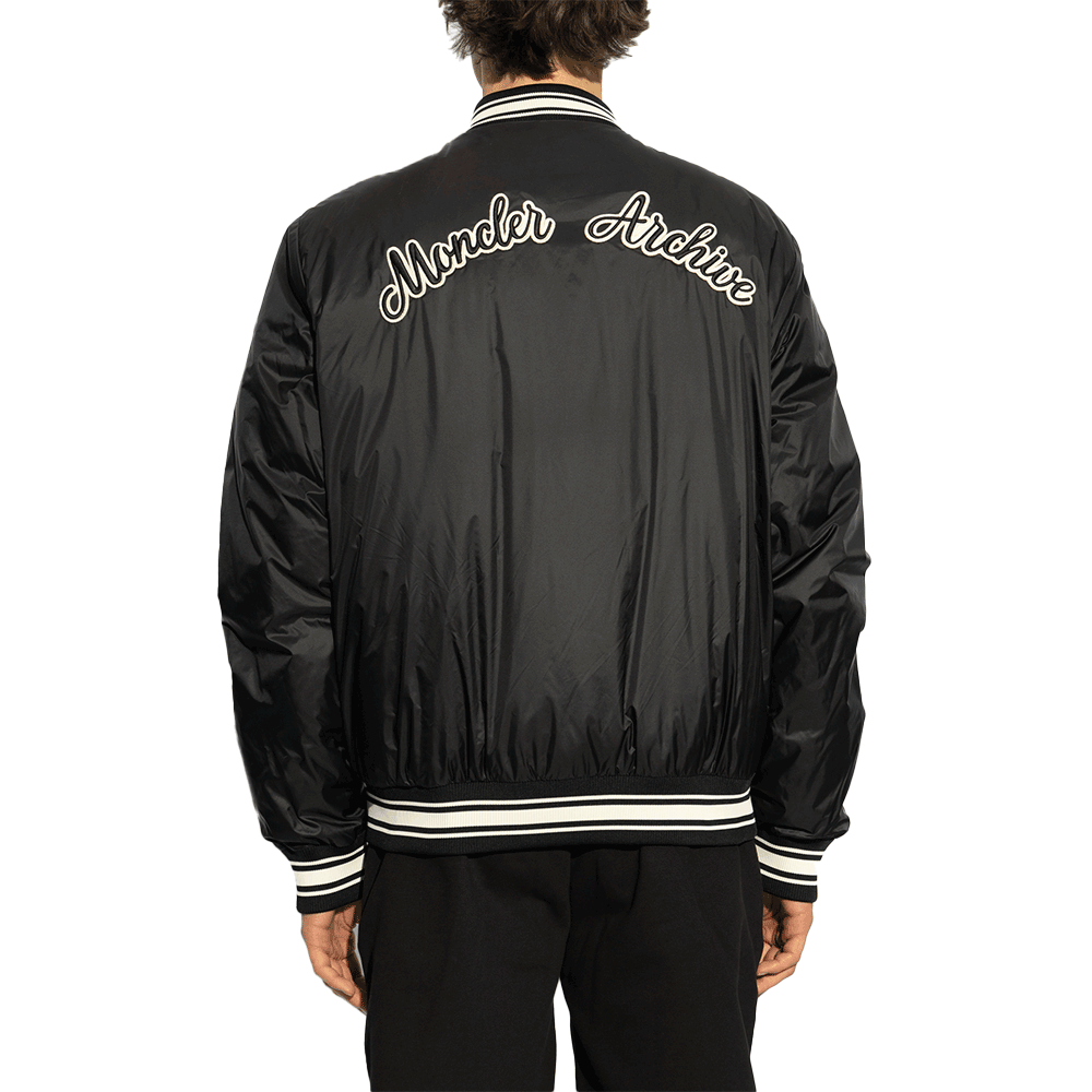 Moncler Boucher Varsity Puffer Jacket Black Men’s 1A00040