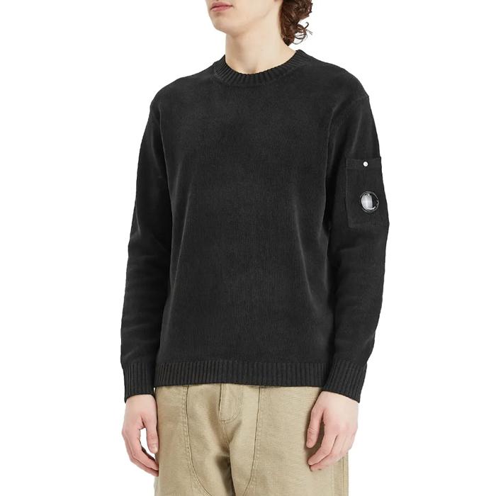 CP Company Cotton Chenille Crewneck Sweater 18CMKN068A 005687G 999