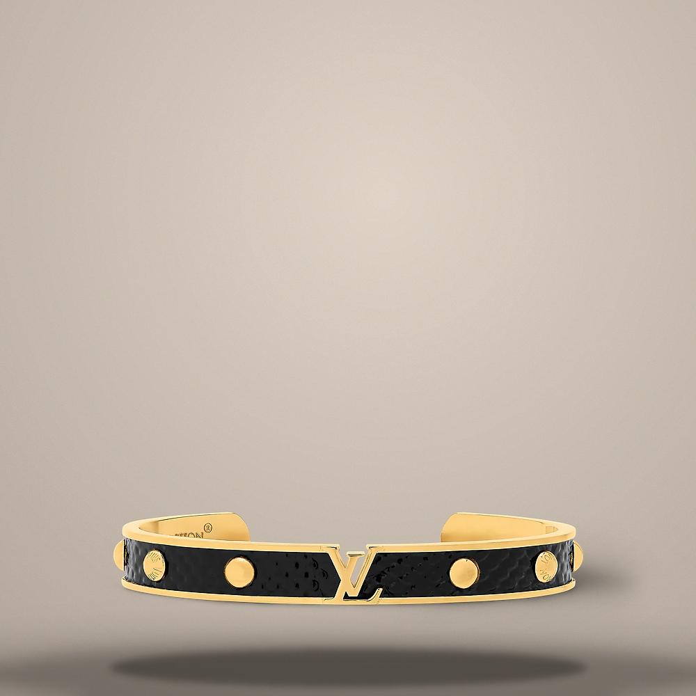 Louis Vuitton LV Initials Black Bracelet M1862