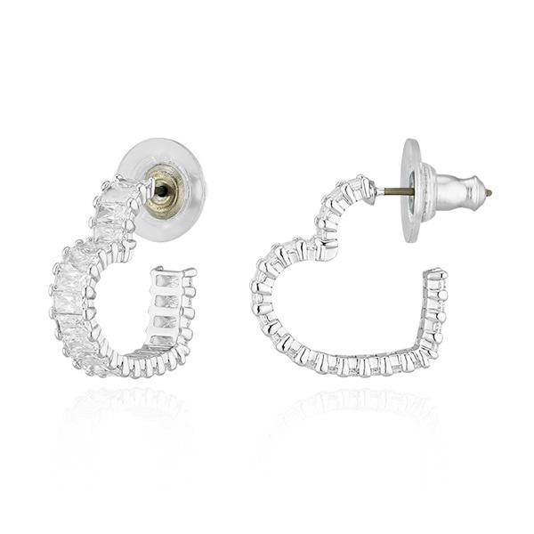 Swarovski Heart Hoop Earrings for Women 5653170 Matrix