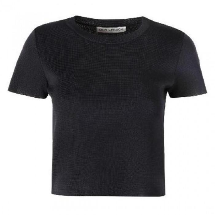 OUR LEGACY Knit Crop T-Shirt Women’s