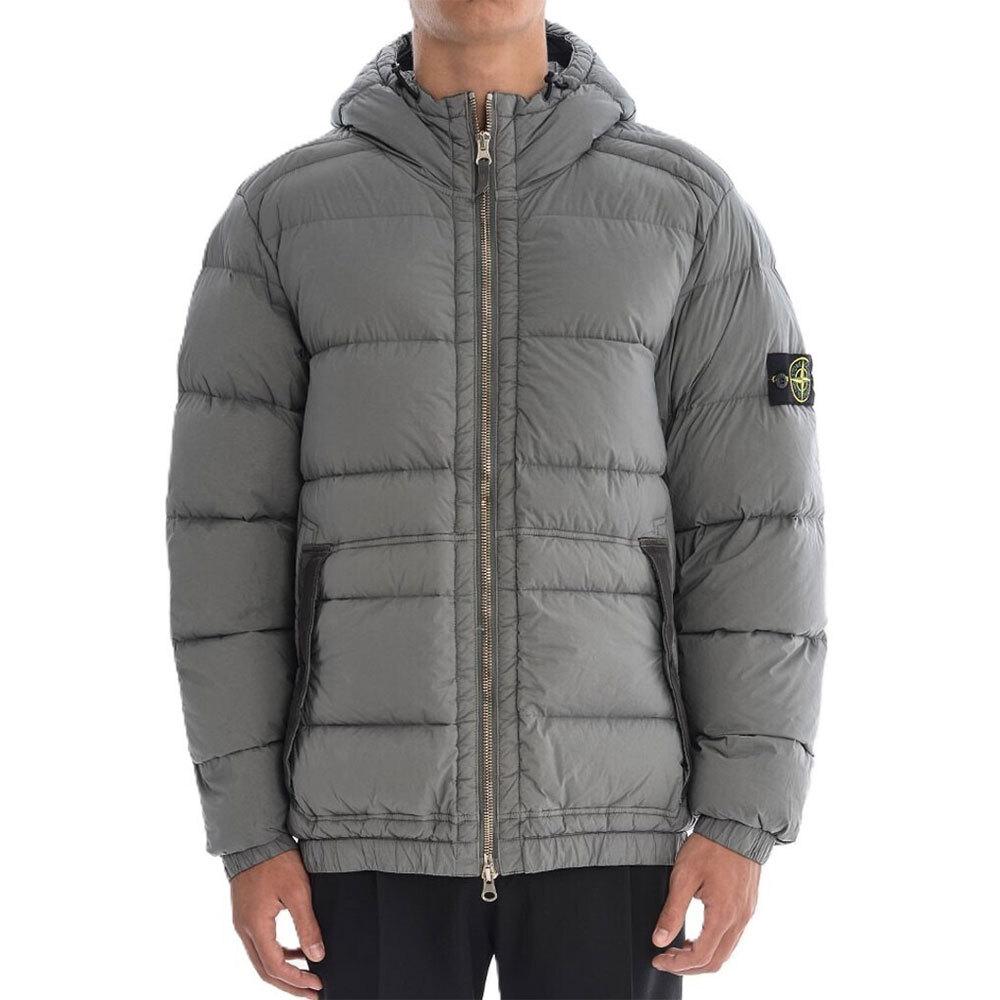 STONE ISLAND Seamless Down Puffer Jacket Men Cement 4100040