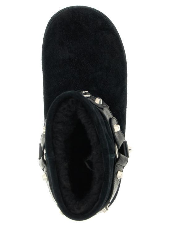 BALENCIAGA Alaska Soft Booties Black Leather Ankle Boots 845895 WBFC 3108