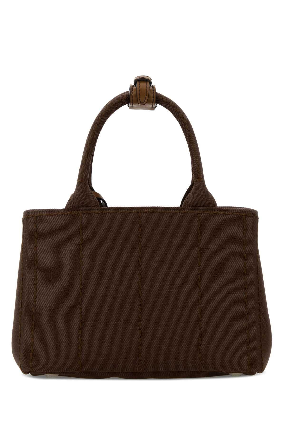 PRADA Leather Tote Bag Black