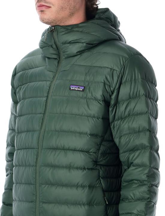 patagonia Treeline Green Down Sweater Hoodie Women’s Jacket