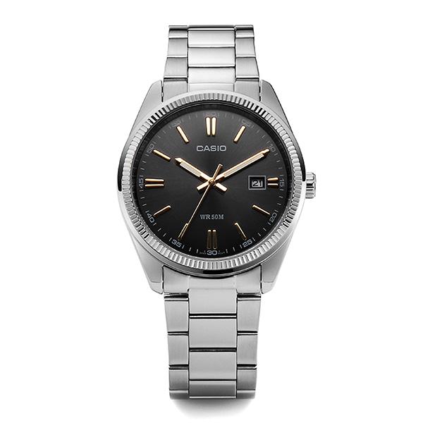 Casio Black Dial Stainless Steel Analog Men’s Wat MTP 1302D 1A2VDF MTP 1302D 1A2