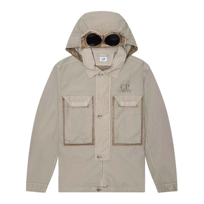 CP Company Men's Flat Nylon Goggle Jacket