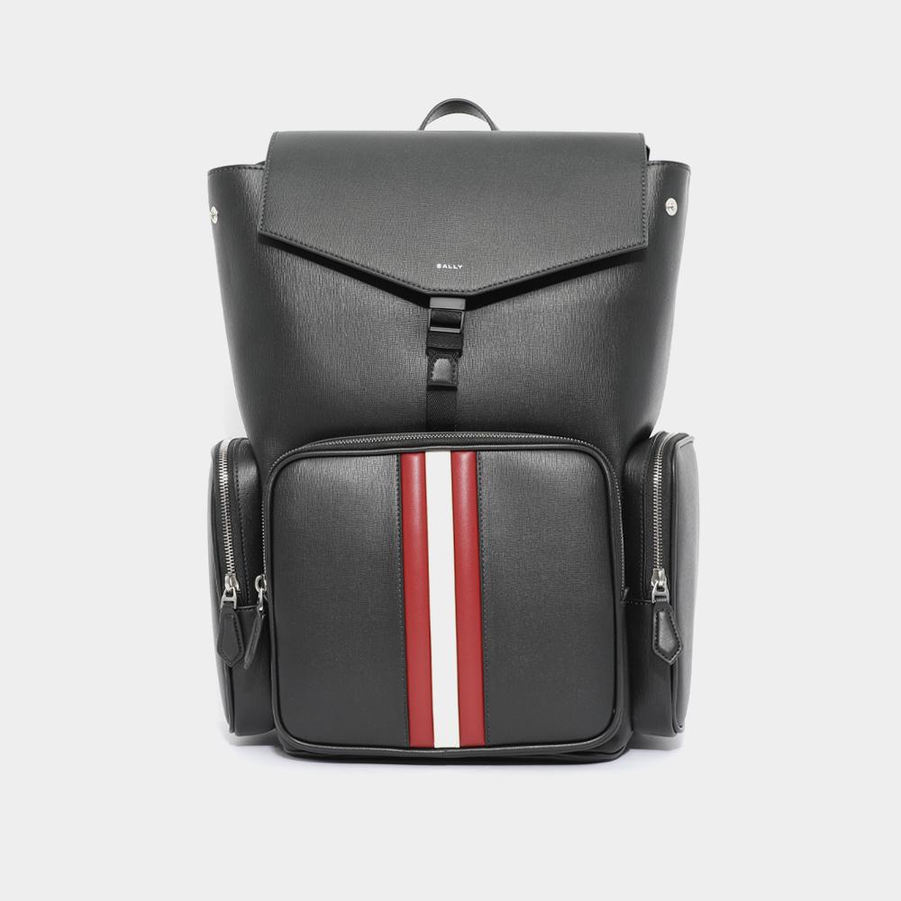 BALLY Mitos Tri-Stripe Leather Backpack with Side Pockets for MAK03F EC001 I946P
