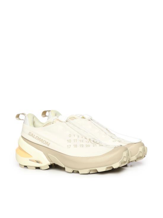 MM6 Leather Low-Top Sneakers Men’s White SH1WS0026 P7624 HB423 MILK DOM