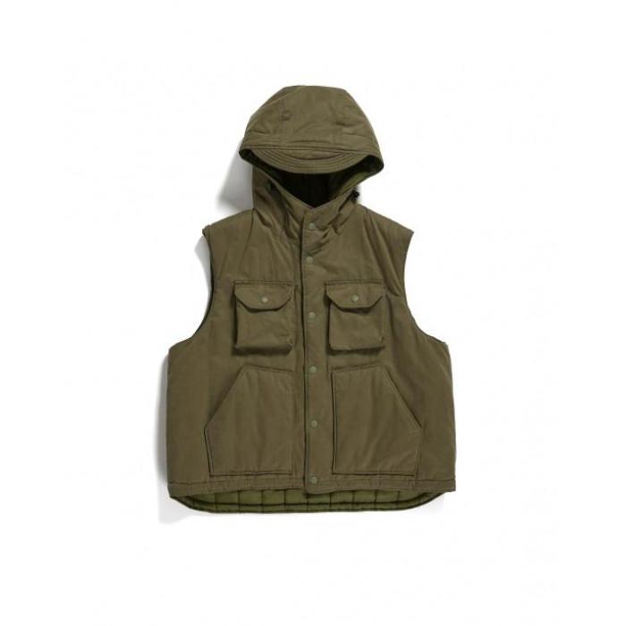 Engineered Garments Ventile Cotton Twill Field Vest 25F1C004 RV105 TD001