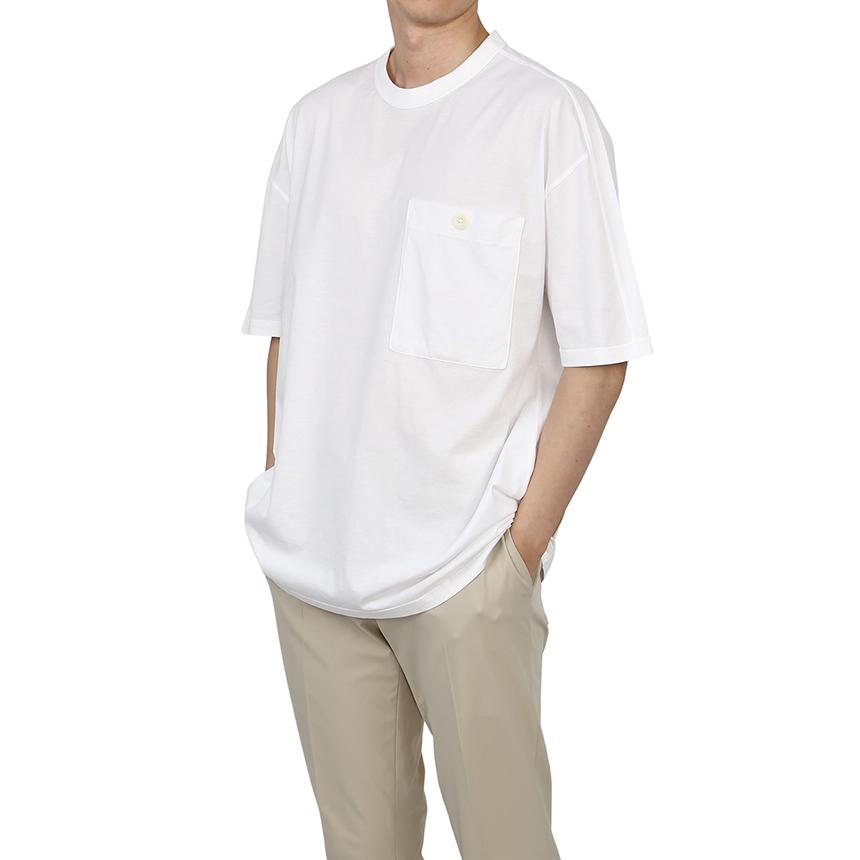 Ten C Men's Short-Sleeve T-Shirt 23CTCUH02089 A06021 100