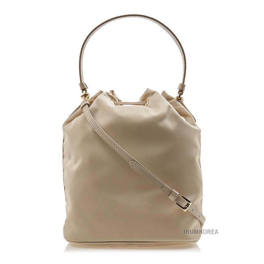 PRADA Duet Re-Nylon Bucket Shoulder Bag for Women 1BH038 RV44 F0F24 UOO