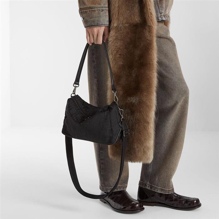 FENDI Square FF Louis Medium Crossbody Bag Black