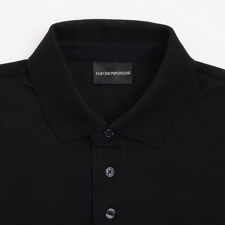 Emporio Armani Men’s Regular Fit Piqué Polo Shirt White