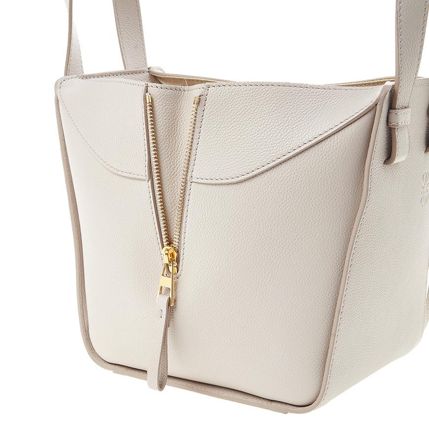 LOEWE Compact Hammock Tote Bag Women’s Leather Gray