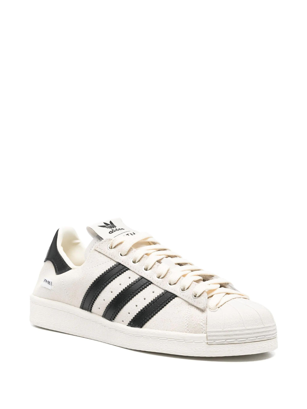 SONG FOR THE MUTE White Leather Low-Top Sneakers Superstar 82 Collaboration