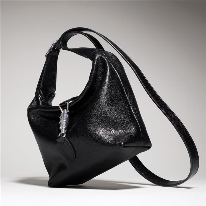 GUCCI Mini Shoulder Bag Black Leather Shoulder Bag