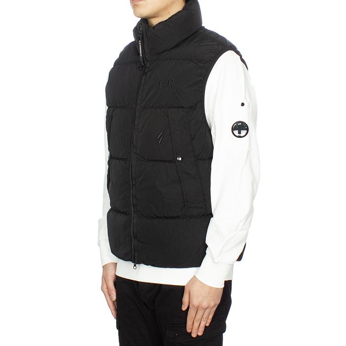 CP Company Logo Chrome-R Padded Down Vest Black Men’s