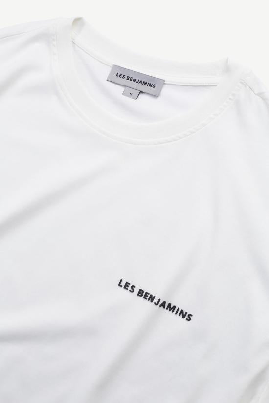 Les Benjamins Short Sleeve T-Shirt for Men LEBM251MRTS045WH WHITE DOM