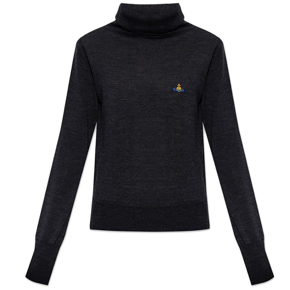 Vivienne Westwood ORB Merino Wool High Neck Sweater for Women