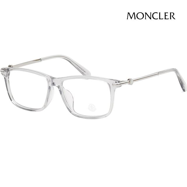 Moncler Transparent Square Acetate Asian Fit Eyeglass Frames Unisex ML5205F 020