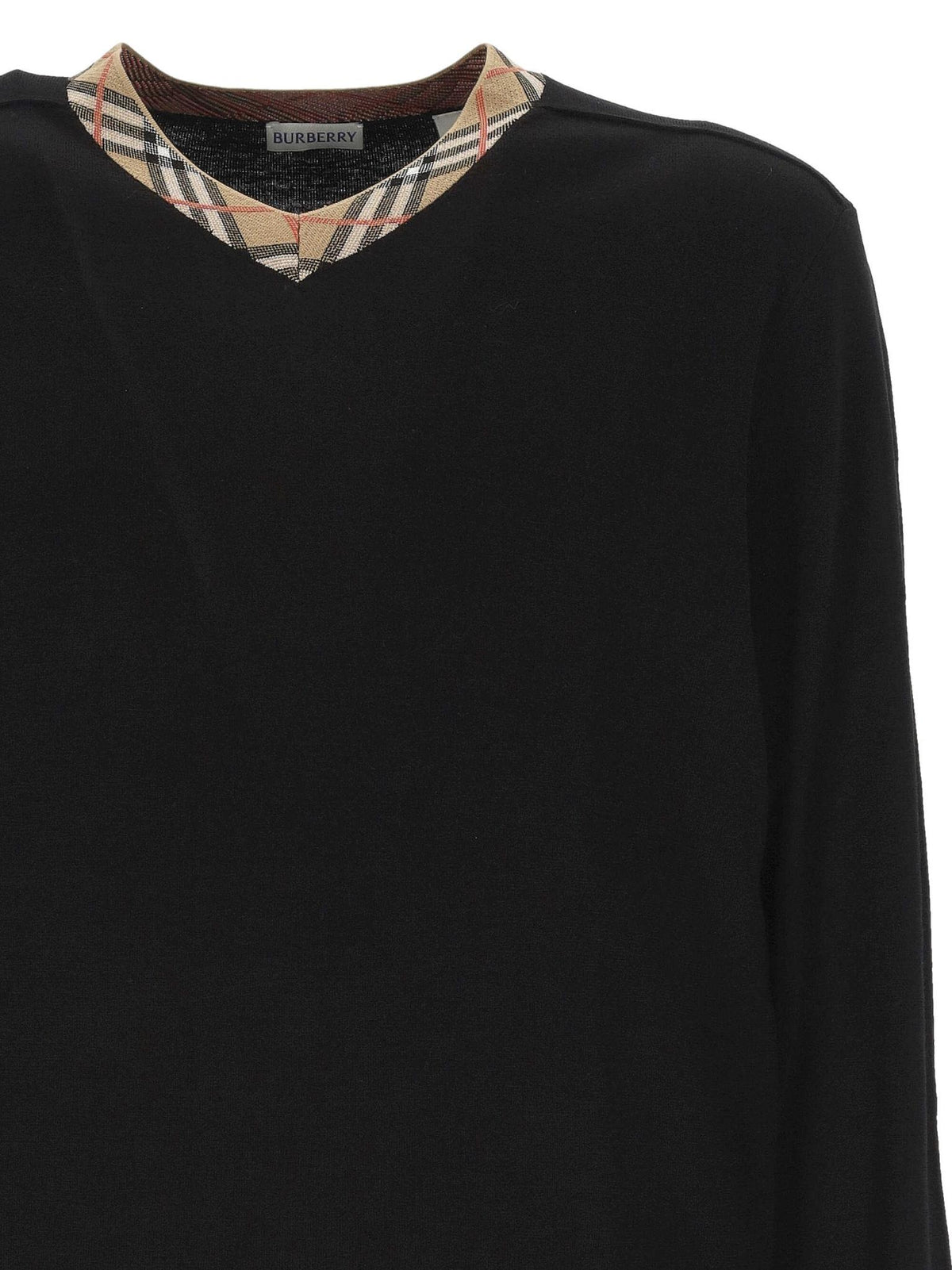 BURBERRY V-Neck Knit Sweater for Men