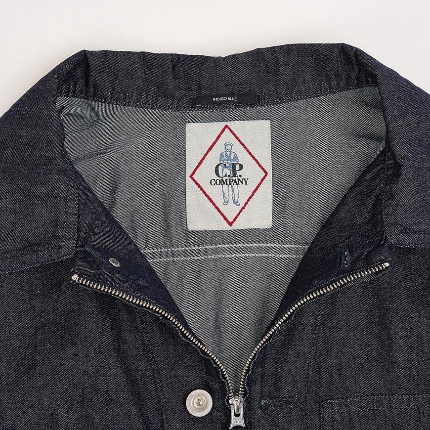 CP Company Men’s Denim Zip Jacket 20CMOW161A 110295W D08