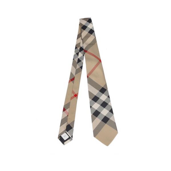 BURBERRY Classic Check Silk Tie for Men 8013818 A7026