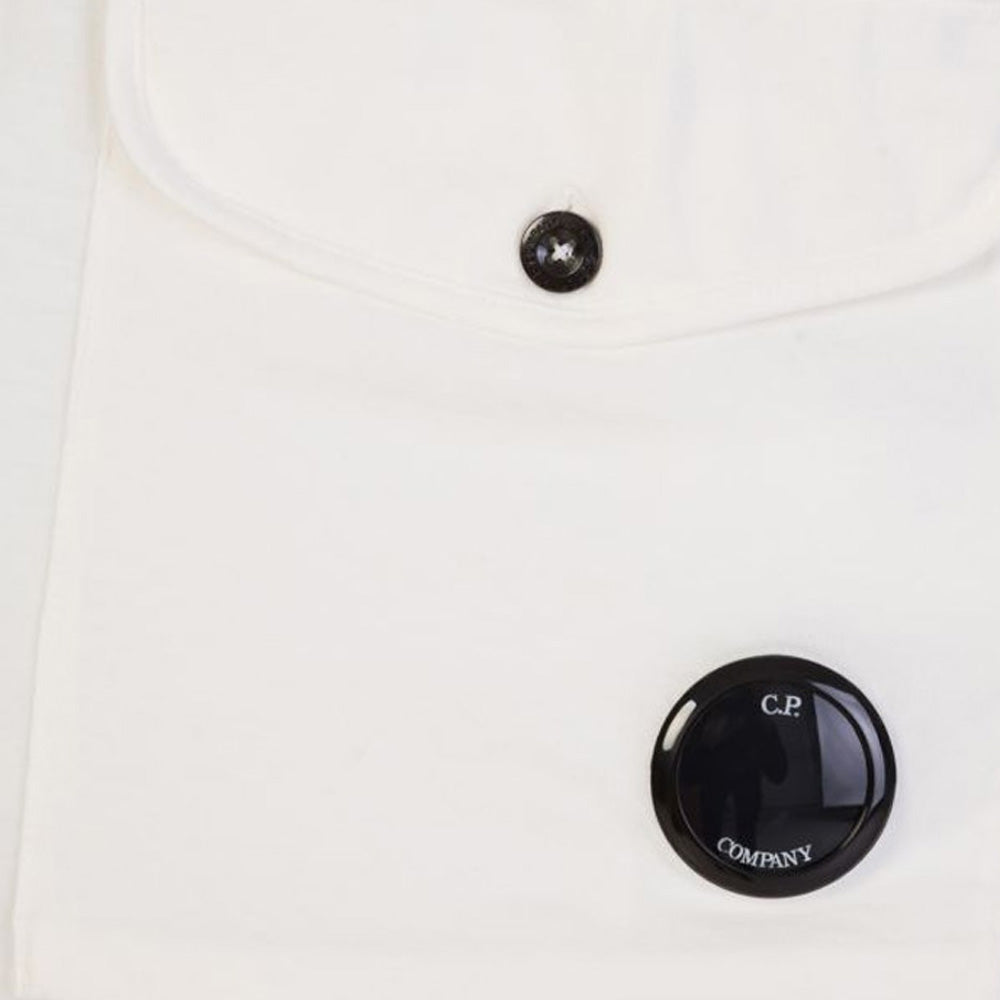 CP Company Lens Logo Pocket T-Shirt White Men’s