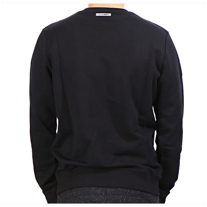 Les Hommes Holy Mask Graphic Sweatshirt Men’s Black Cotton