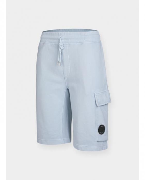 CP Company Cotton Diagonal Fleece Cargo Shorts