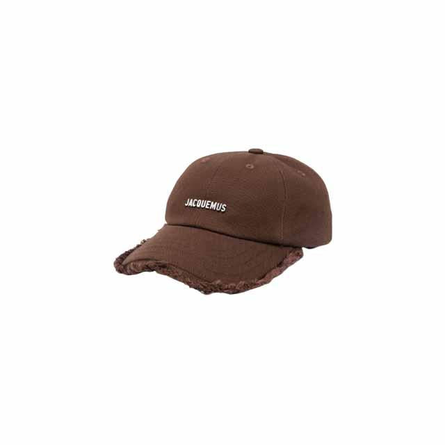 JACQUEMUS La Casetta Artichaut Brown Unisex Baseball Cap