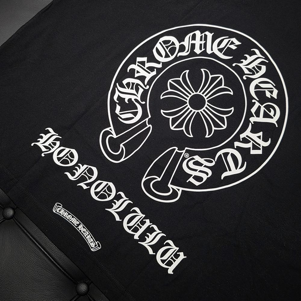 Chrome Hearts Horseshoe Short Sleeve T-Shirt Black Honolulu Unisex
