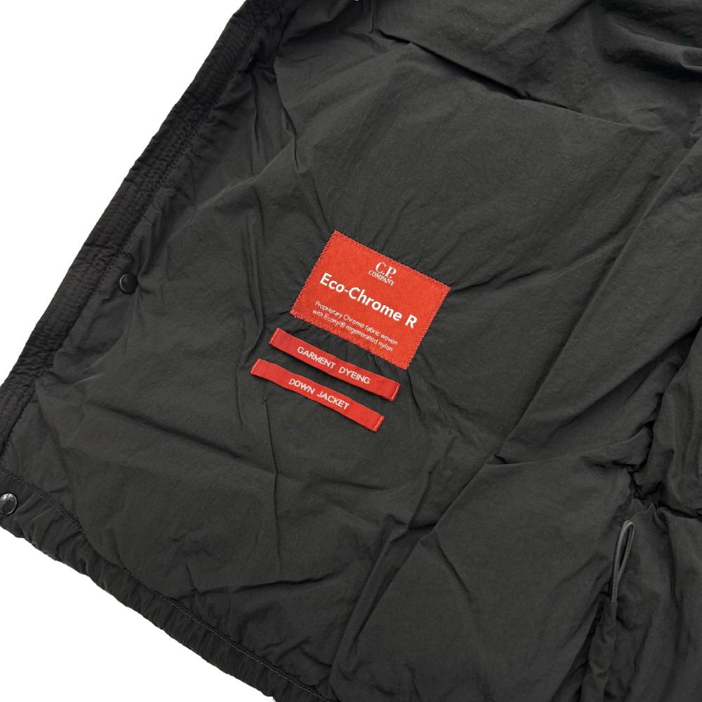 CP Company Chrome-R Lens Badge Puffer Vest Black Men’s