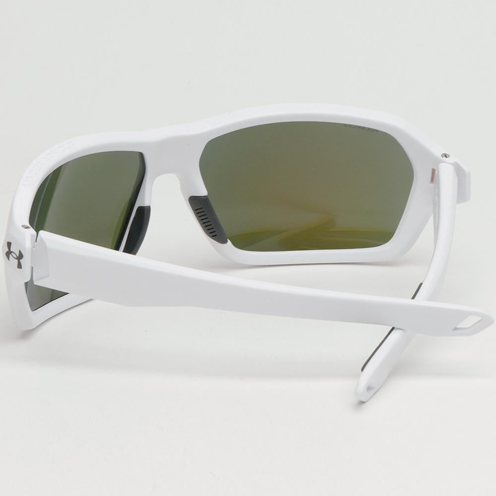 Under Armour Polarized Sports Sunglasses Blue Mirror Outdoor Unis UA RECON 6HT7N