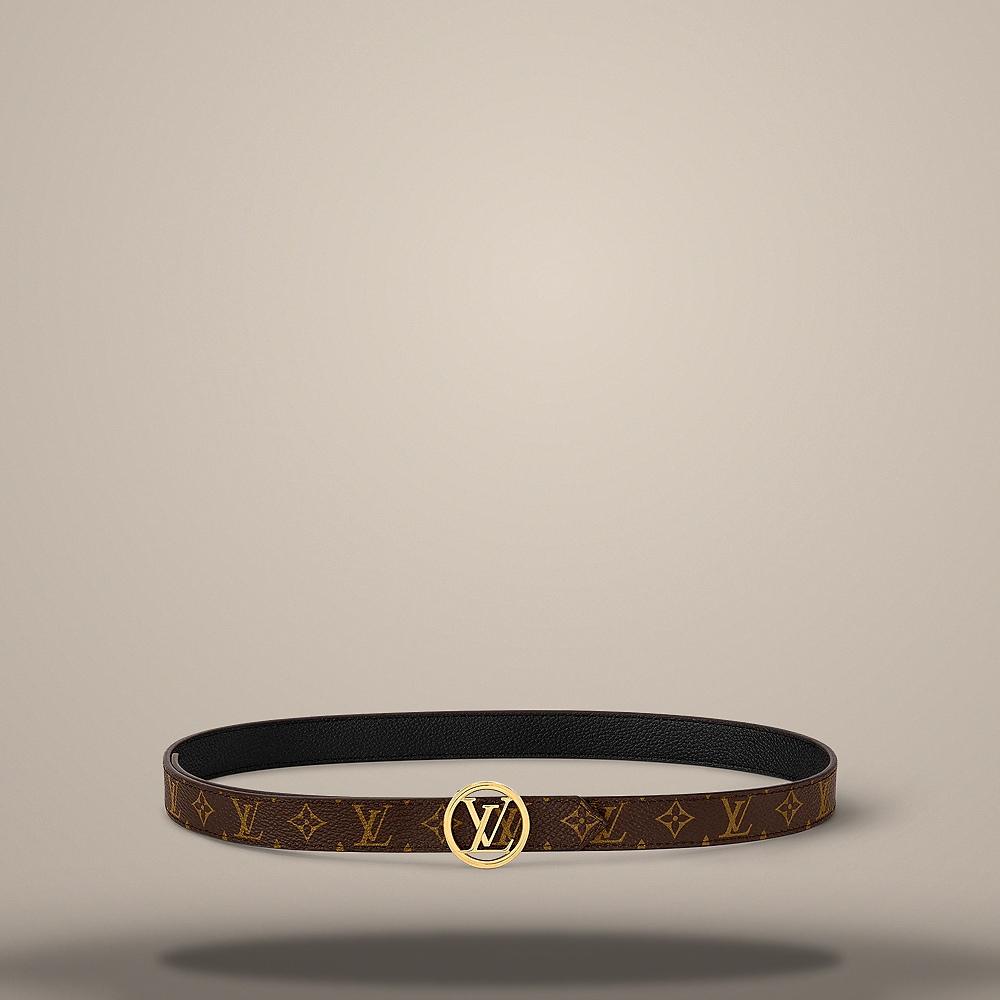 Louis Vuitton LV Circle Reversible Belt 20mm Width Brown/Black M0567