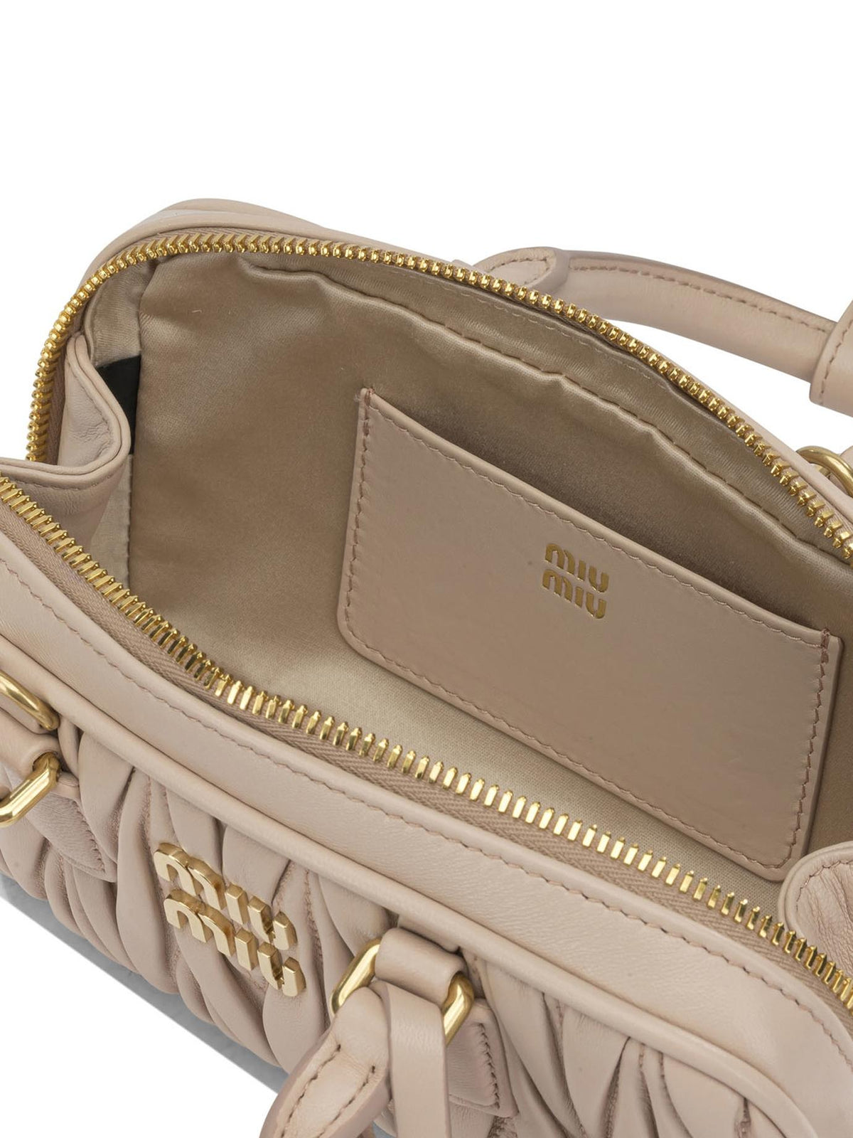 Miu Miu Leather Mini Shoulder Bag Pink