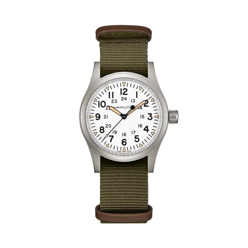 Hamilton Khaki Field Mechanical 38mm Men’s Watch with NATO Band H69439411