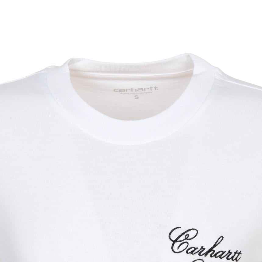 Carhartt WIP Gracious Logo Women’s Short Sleeve T-Shirt Gray